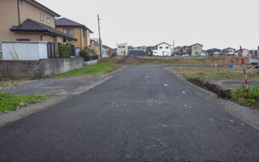 乙津森町線仮設道路設置工事